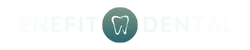 dark background benefit dental logo